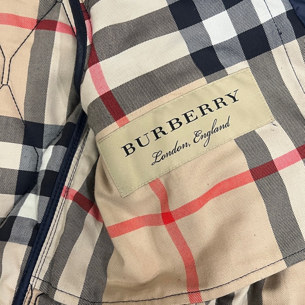BURBERRY London Kilsden Quilted Blouson Jacket NAVY US 38 - Picture 7 of 10